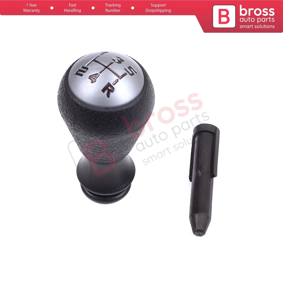 5 Speed Gear Shift Stick Knob Black Gray For Peugeot 106 206 306 406 605 2403AP Foto 1 de 4