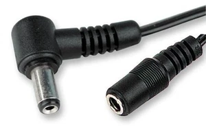 PRO ELEC - Kabel Sambungan DC Palam Lelaki ke Betina Sudut 90° 2.1mm, 3m - Picture 1 of 1