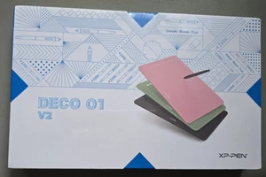 XP-Pen Deco 01 V2 Graphics Drawing Tablet Board 10''×6.25'' Tilt - Picture 1 of 2