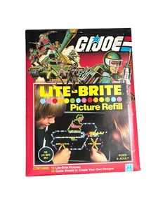 Repuesto de imagen vintage 1982 Lite-Brite G.I.Joe #5475 sellado nuevo stock antiguo - Imagen 1 de 6