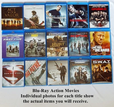 BLU-RAY Action and Superhero Movies - Pick and Choose your favorites! - Image 1 of 2