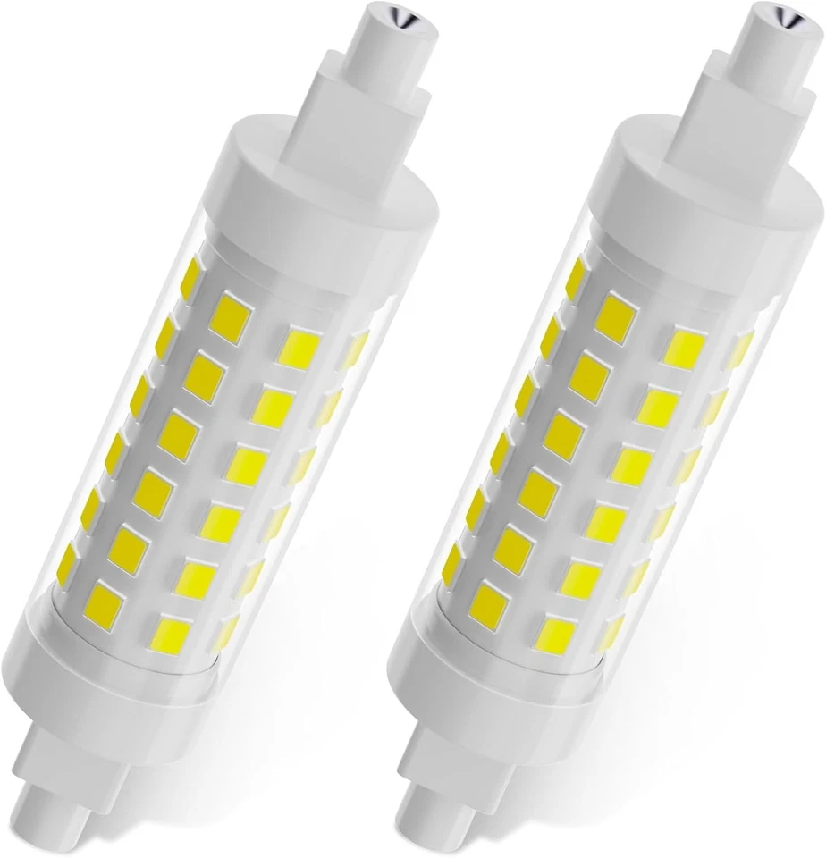 R7S LED Bulb Dimmable, 120V 100W 78mm T3 J Type Halogen Bulb, White 5000K,2 Pack - Image 1 of 4