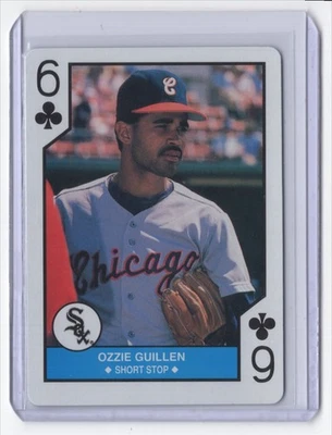 1990 US Playing Cards All-Star Ozzie Guillen Chicago White Sox #6C - Image 1 of 2