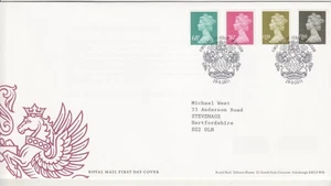 GB Stamps First Day Cover Machin Definitive high value 68p to £1.65 (4) SHS 2011 - Picture 1 of 1