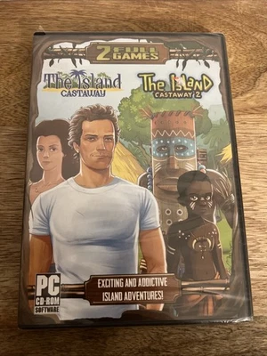 The Island Castaway 1& 2 Pc Cd-ROM Video Game New Sealed - Image 1 of 4