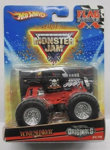 2009 HOT WHEELS MONSTER JAM BONE SHAKER FLAG SERIES 31/75   - Picture 1 of 2