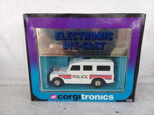 Corgi 1005 Corgitronics Land Rover Police Working Lights & Siren.Made in UK 1981 - Picture 1 of 10