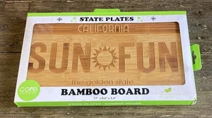 State of California SUN FUN Bamboo Board Display or Serving Board Brand New! - Picture 1 of 4