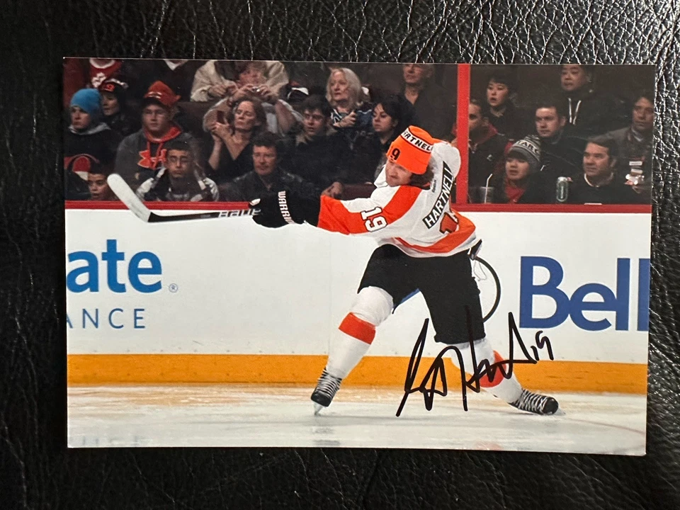 Fotografía 4x6 firmada por Scott Hartnell Philadelphia Flyers Foto 1 de 1