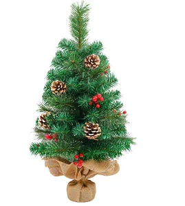 Mini Artificial Xmas Small Christmas Tree Tabletop Ornament Xmas Home Decor - Bild 1 von 42