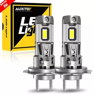 H7 LED Headlight Bulbs 50000LM Hi/Low Beam Super Bright 6500K White 1-10 Set - Picture 1 of 28