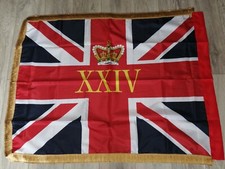 24th (The 2nd Warwickshire) regiment of foot Queens colours flag 