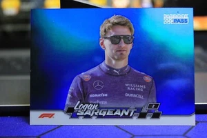 2024 F1 Paddock Pass Logan Sargeant BLUE - Picture 1 of 2