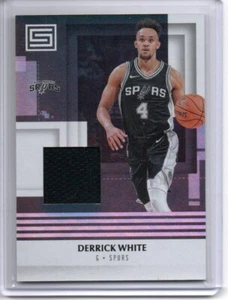 2017-18 Panini Status - Materials #M-DWT Derrick White (MEM, RC) - Picture 1 of 2