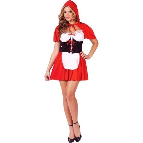 Costumes for All Occasions FW 9988 Red Hot Riding Hood 4 14