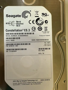 Seagate ST3000NM0023 - 3TB SAS 7.2K RPM Constellation HDD Enterprise - Afbeelding 1 van 3