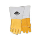 Mcr Safety Elkskin Welding Gloves, X-Large, Gold Premium/Pearl Gray