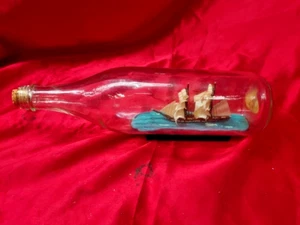 Sailing Boat in a Glass Bottle - Picture 1 of 6