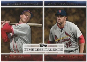 Stan Musial / Lance Berkman 2012 TOPPS SERIE 1 BASEBALL zeitlose Talente #TT-19 - Bild 1 von 2