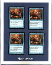 MTG - Odyssey: Careful Study (X4) [LV3557]