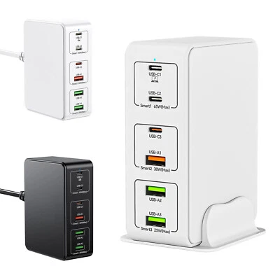 Estación de carga USB-C de 120 W concentrador de cargador de pared para MacBook Laptop iPhone iPad - Imagen 1 de 4