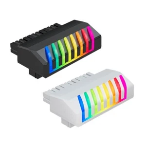 24Pin Male to Female Motherboards Power Connectors with ARGB Lighting Effect - Afbeelding 1 van 10
