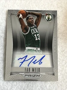 2012-13 prizm Fab Melo auto Card Celtics rc rookie - Picture 1 of 10