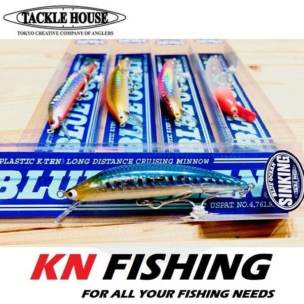 TACKLE HOUSE K-TEN BLUE OCEAN BKS-75 Sinking Fishing Lure Japan 75mm 8.5gr - Image 1 of 1