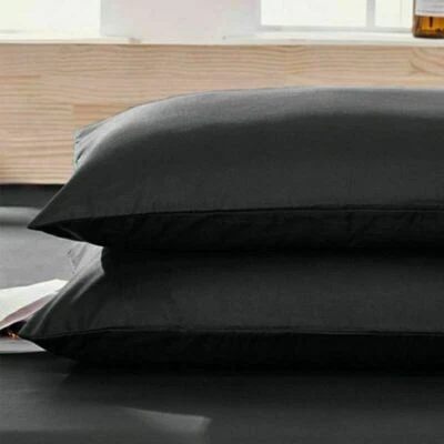 Funda de almohada corporal ultra suave de microfibra lisa 1-2 piezas Foto 1 de 4