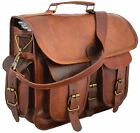 Newly Men's Vintage Leather Satchel Messenger 12.5 Inch Laptop Briefcase Bag 