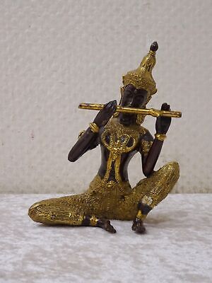 Bronze Figur Teppanom Tempelwächter Musikant Flöte Thailand Handgefertigt  • 69.90€