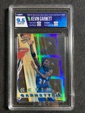 1996 Bowman's Best Shots Atomic Refractors Kevin Garnett #BS5 HGA 9.5 GEM Pop 1