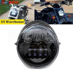LED Headlight Hi/Lo DRL For Harley V-Rod VRSCF VRSC VRSCD VRSCX Street Rod VRSCR - Picture 1 of 12