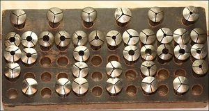 SCHAUBLIN QUALITY WATCHMAKER LATHE COLLETS 8mm WW Standard, Fraction and Decimal - Picture 1 of 2