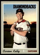 2019 Topps Heritage Base #592 Carson Kelly - Arizona Diamondbacks
