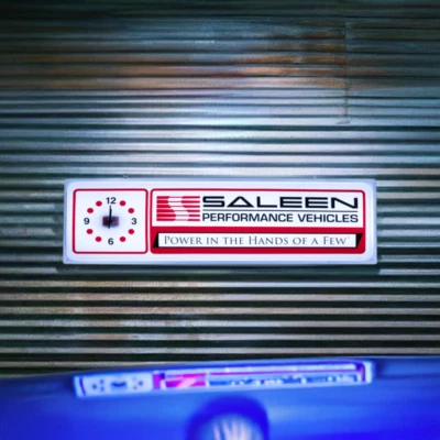 Saleen Performance LED Backlit Sign – Fox Body Mustang Saleen Speedlab Sign - Image 1 of 4