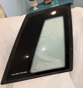 87-93 Ford Mustang COUPE Rear Quarter Window Glass Passenger Side OEM Carlite LX - Picture 1 of 6