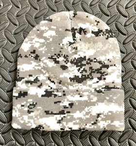 Digital Camo Watch Cap - Knit Cap - Stocking Cap - Beanie - City Digital - Snow - Picture 1 of 5