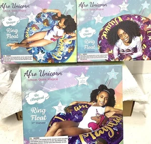 New Afro Unicorn Ring Float Be Unique,Divine,Magical 37’Dia./200 lbs L👀K - Picture 1 of 6