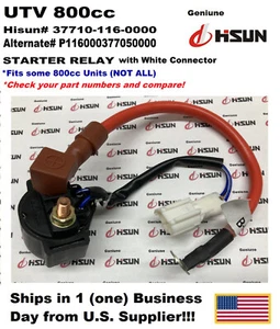 Relé de arranque UTV 800, SOLENOIDE, HISUN 37710-116-0000 (OEM Hisun) - Imagen 1 de 14