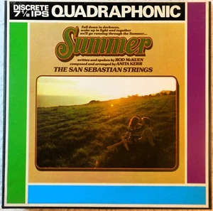 SAN SEBASTIAN STRINGS/ANITA KERR/ROD MCKUEN - Summer (QUAD REEL-TO-REEL 1973) - Picture 1 of 2