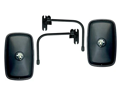 2x Rétroviseur Extérieur Latéral 232x145mm ø10 E20 Et Miroir Bagger Tracteur - Photo 1/4