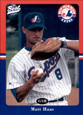 1996 West Palm Beach Expos Best #18 Matt Haas Paducah Kentucky KY Baseball Card