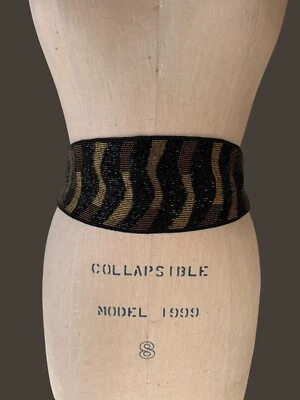 Cinturón Robinson’s Vintage Años 80 Noche Cuentas Talla Única Foto 1 de 4