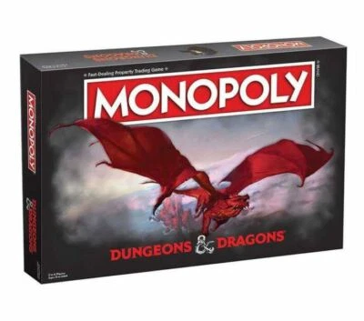 OFFICIAL DUNGEONS AND DRAGONS MONOPOLY TRADING FAMILY BOARD GAME - Image 1 of 3