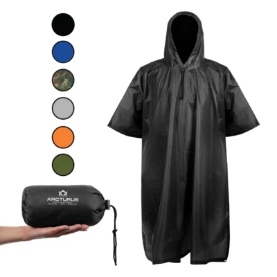 Arcturus Large Lightweight Rain & Wet Weather Multi-Use Waterproof Poncho