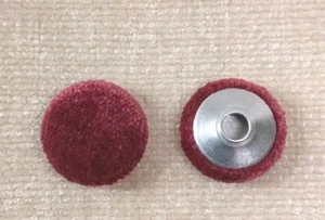 Rose Crushed Velvet 36L/23mm Polsterband Rückenknöpfe (dunkelrosa) - Bild 1 von 1