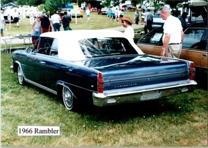 1966 AMC Rambler Ambassador 990 Cabrio R Auto Show Foto 3,5x5 KOSTENLOSER VERSAND - Bild 1 von 2