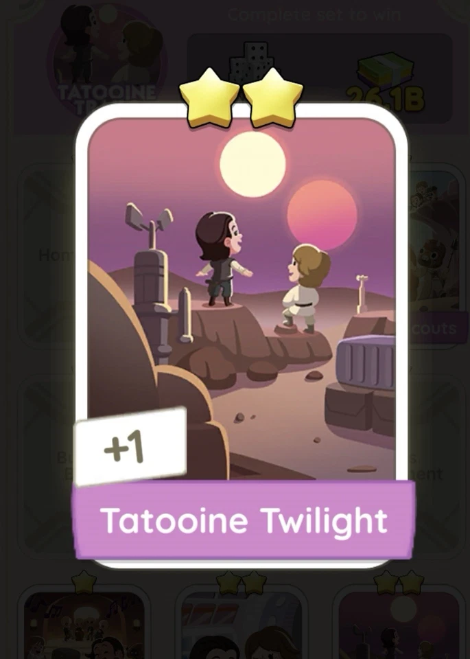 Tatooine Twilight - Monoply Go Sticker - Image 1 of 1