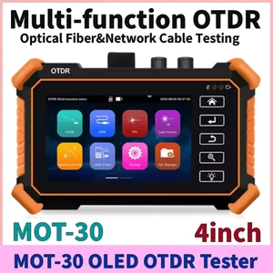 4 Inch MOT-30 OLED OTDR Tester  Touch Screen OPM VFL Time-domain Fiber Tester - Picture 1 of 12